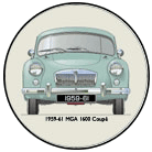 MGA 1600 Coup (wire wheels) 1959-61 Coaster 6